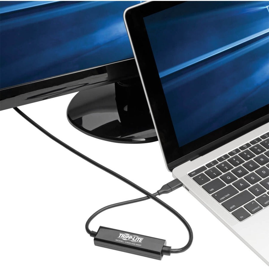 Tripp Lite by Eaton USB C to Mini DisplayPort 4K Adapter Cable USB Type C to mDP, USB-C, USB Type-C Thunderbolt 3 Compatible 6ft 6' U444-006-MDP
