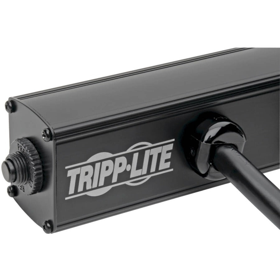 Tripp Lite by Eaton 4-Outlet Power Strip, Right-Angle NEMA 5-15R - 15A, 120V, 6 ft. (1.83 m) Cord, Right-Angle 5-15P Plug, 24 in. PS2404RA06B
