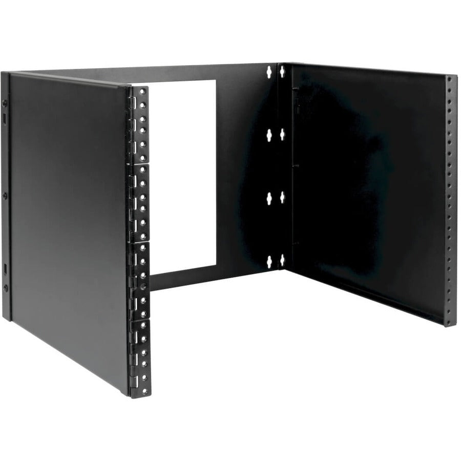 Tripp Lite by Eaton 8U Wall-Mount Bracket for Small Switches and Patch Panels, Hinged SRWO8UBRKT