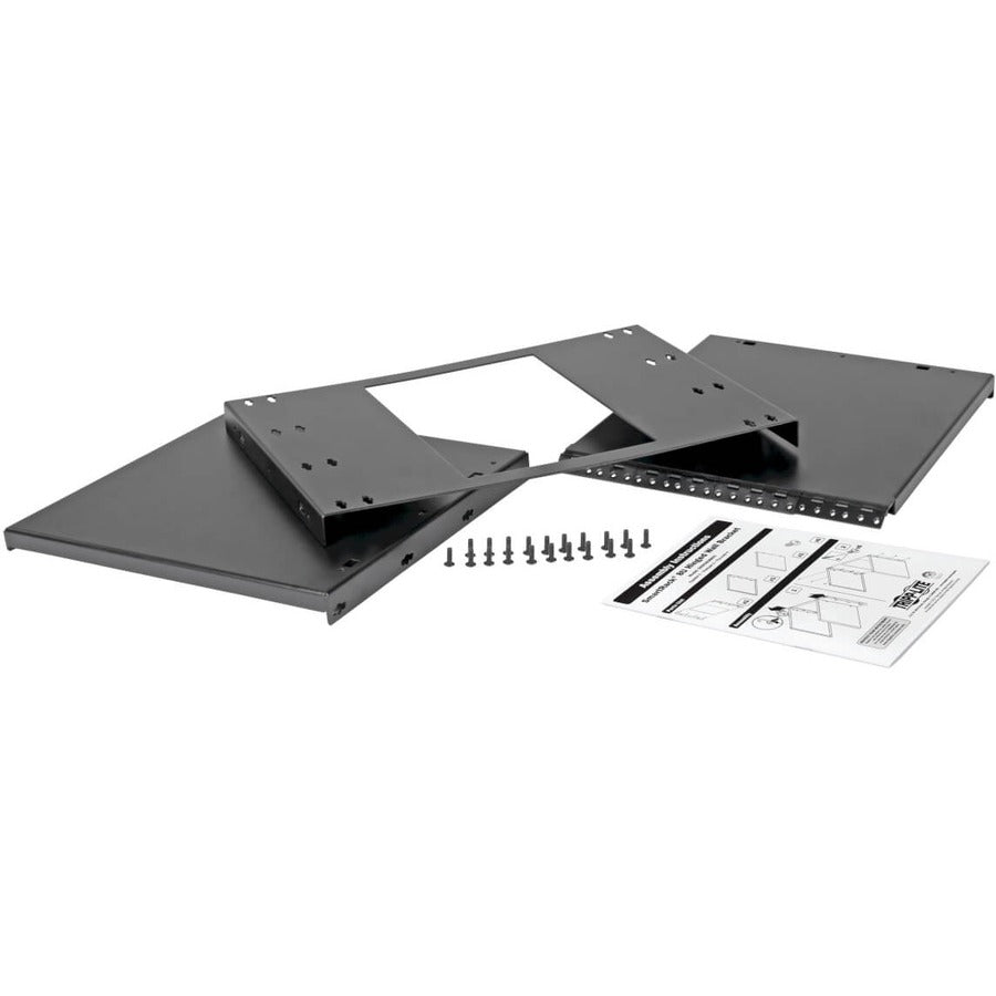 Tripp Lite by Eaton 8U Wall-Mount Bracket for Small Switches and Patch Panels, Hinged SRWO8UBRKT