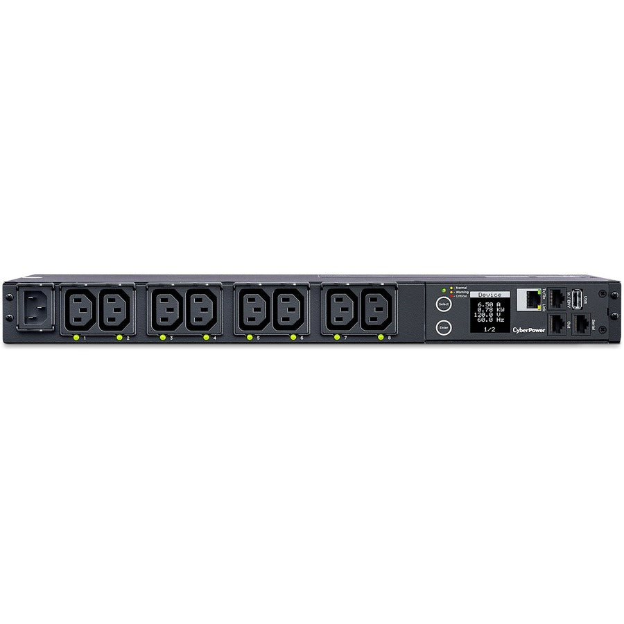 CyberPower PDU41004 Single Phase 100 - 240 VAC 15A Switched PDU PDU41004