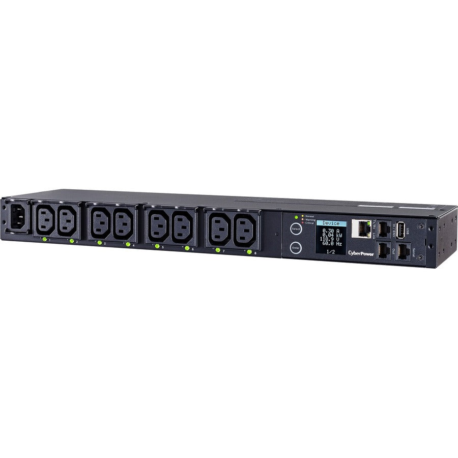 CyberPower PDU41004 Single Phase 100 - 240 VAC 15A Switched PDU PDU41004