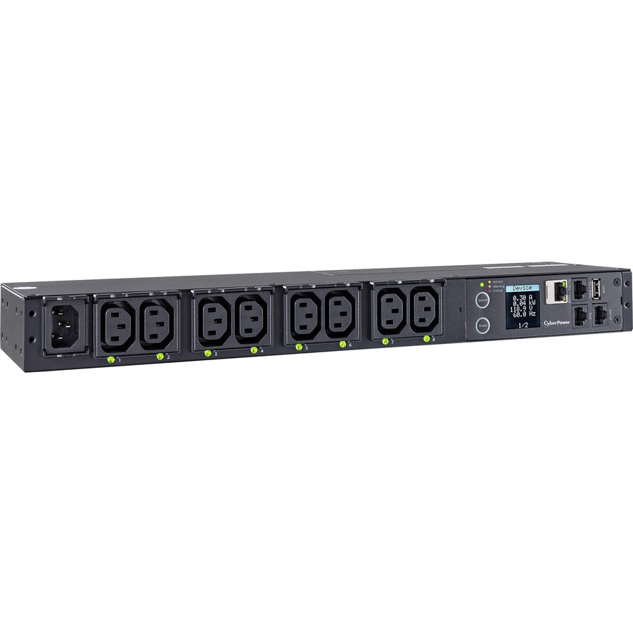 CyberPower PDU41004 Single Phase 100 - 240 VAC 15A Switched PDU PDU41004