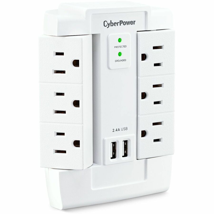 CyberPower CSP600WSURC2 Professional 6 - Outlet Surge with 1200 J CSP600WSURC2