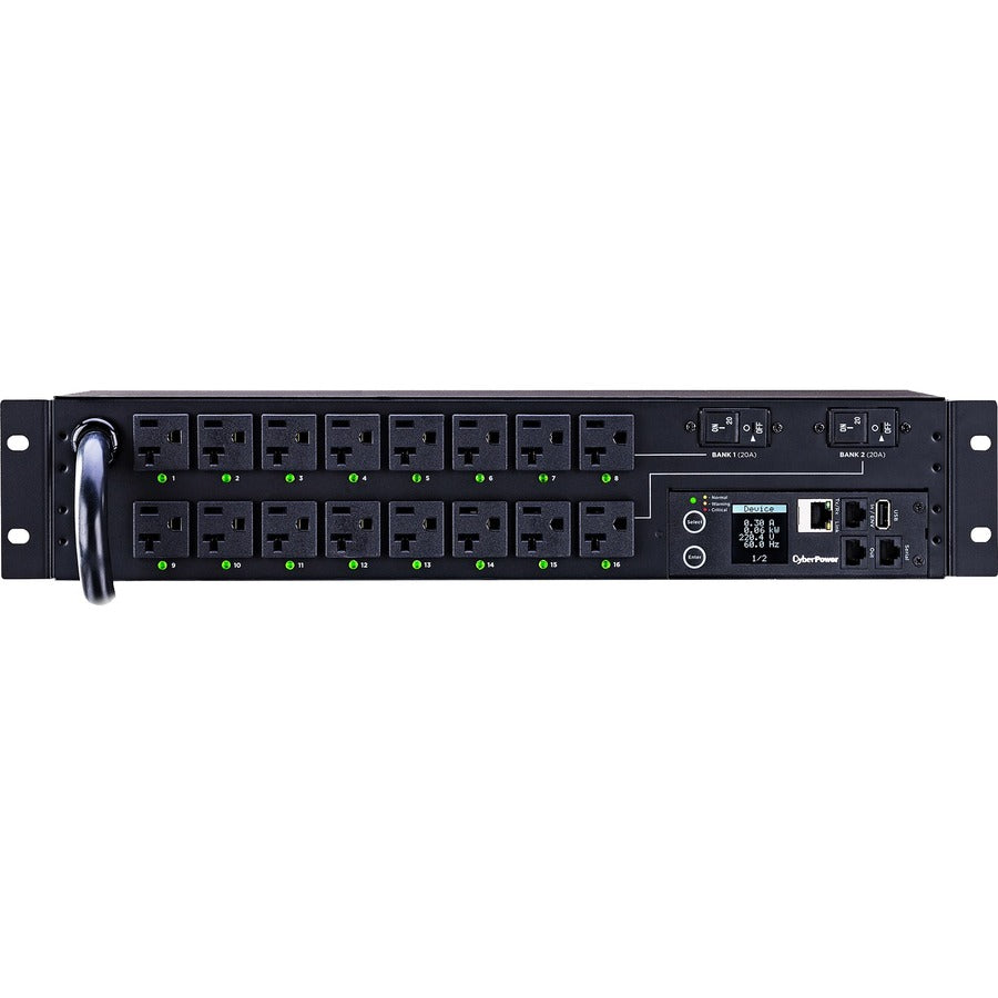 CyberPower PDU41003 Single Phase 100 - 120 VAC 30A Switched PDU PDU41003