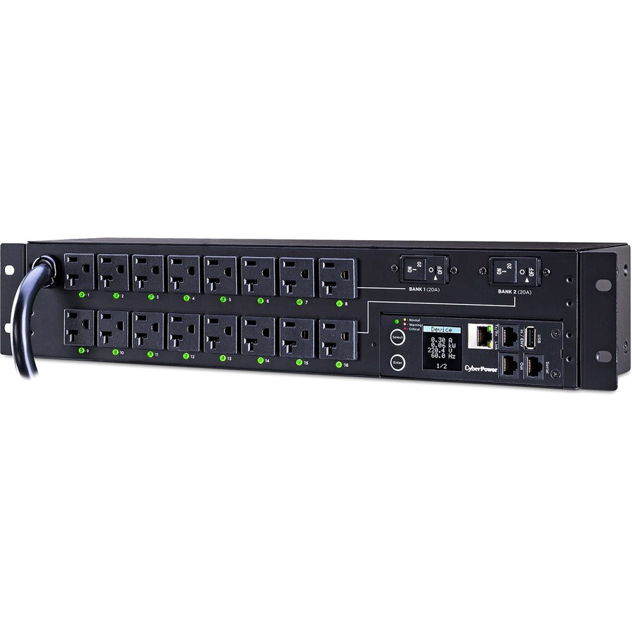 CyberPower PDU41003 Single Phase 100 - 120 VAC 30A Switched PDU PDU41003