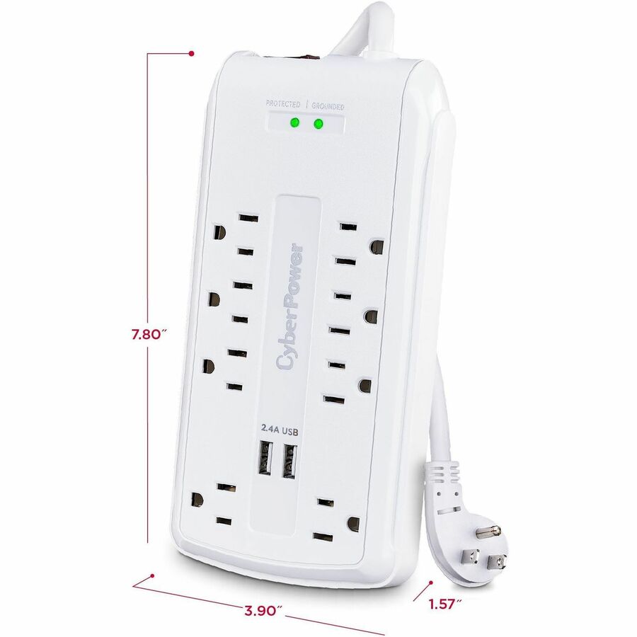 CyberPower CSP806U Professional 8 - Outlet Surge with 3000 J CSP806U