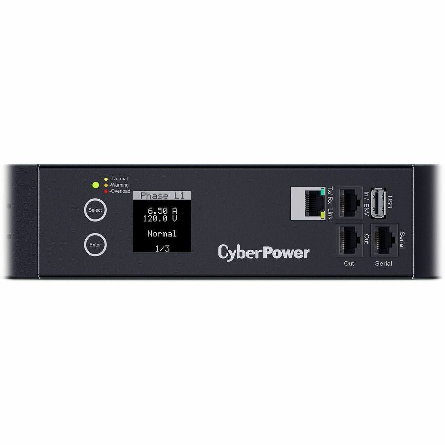 CyberPower PDU41001 Single Phase 100 - 120 VAC 15A Switched PDU PDU41001