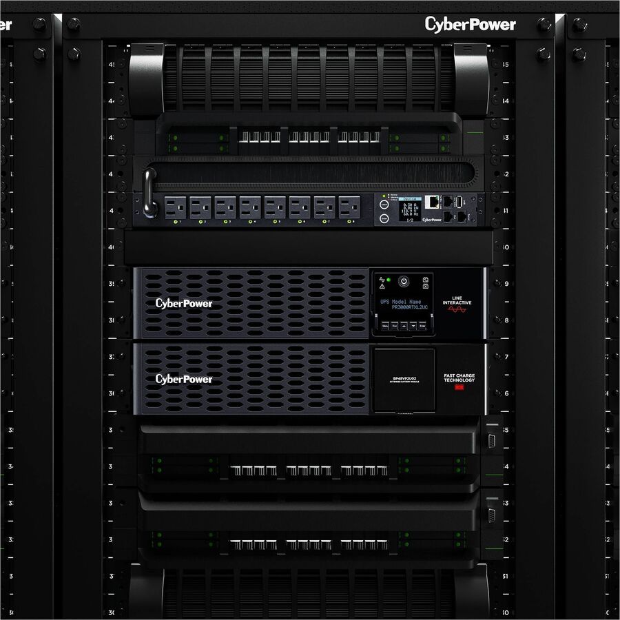 CyberPower PDU41001 Single Phase 100 - 120 VAC 15A Switched PDU PDU41001