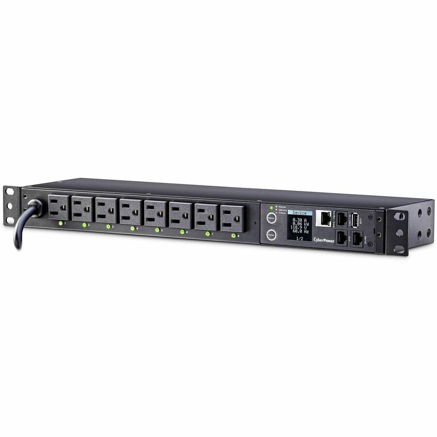 CyberPower PDU41001 Single Phase 100 - 120 VAC 15A Switched PDU PDU41001