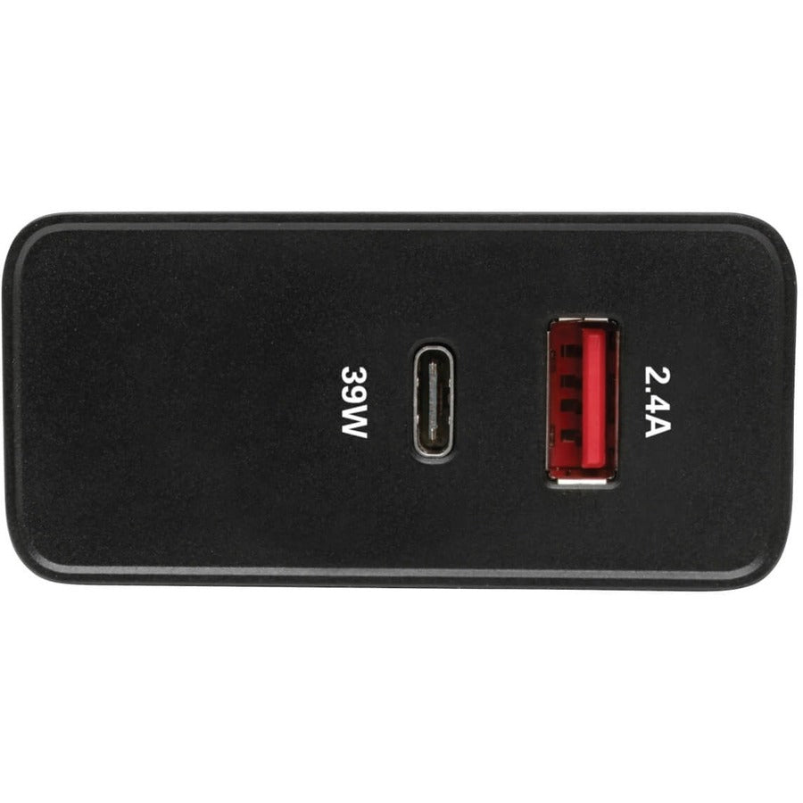 Tripp Lite by Eaton Dual-Port USB Wall Charger with PD Charging - USB-C (39W) & USB-A (5V 2.4A/12W) U280-W02-A1C1