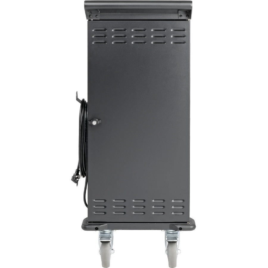 Tripp Lite by Eaton 27-Device AC Charging Cart for Laptops and Chromebooks - 120V, NEMA 5-15P, 10 ft. (3.05 m) Cord, Black CSC27AC