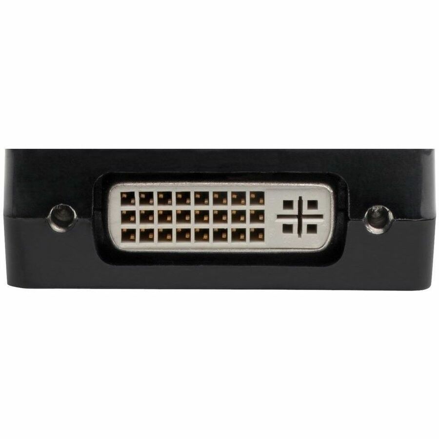 Tripp Lite by Eaton USB-C Multiport Adapter (M/3xF) - 4K HDMI, DVI, VGA, HDCP, Black U444-06N-HDV4KB