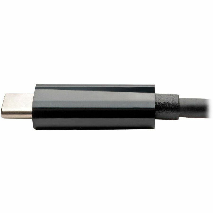 Tripp Lite by Eaton USB-C Multiport Adapter (M/3xF) - 4K HDMI, DVI, VGA, HDCP, Black U444-06N-HDV4KB