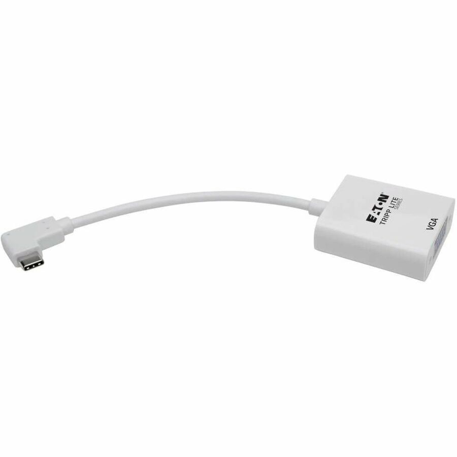 Tripp Lite by Eaton USB-C to VGA Adapter with Alternate Mode - DP 1.2, Right-Angle USB-C U444-06N-VGA-RA