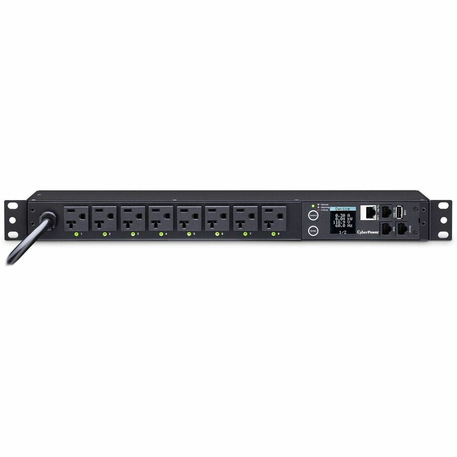 CyberPower PDU41002 Single Phase 100 - 120 VAC 20A Switched PDU PDU41002