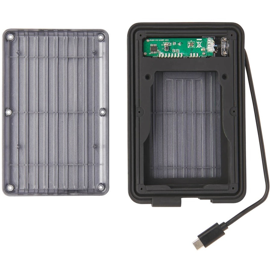 Tripp Lite by Eaton USB-C to SATA SSD/HDD Enclosure Adapter - USB 3.1 Gen 1 (5 Gbps), Thunderbolt 3, IP66 Rated, UASP U457-025-G1-WPG