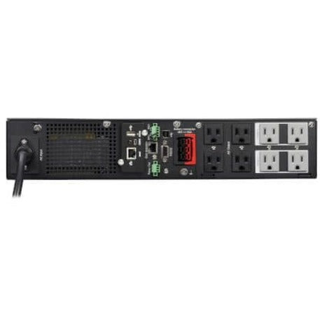 Eaton Tripp Lite Series SmartPro 1000VA 1000W 120V Line-Interactive Sine Wave UPS - 8 Outlets, Extended Run, NIC, LCD, USB, DB9, 2U Rack/Tower - Battery Backup SMART1000RMX2UN