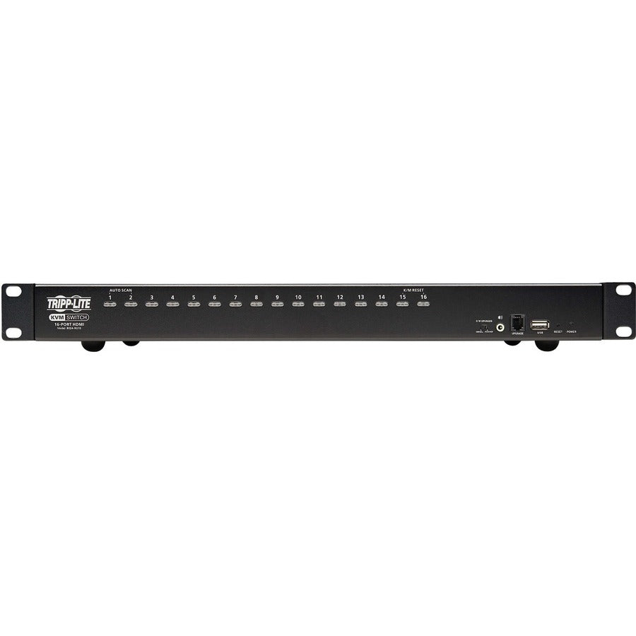 Tripp Lite by Eaton 16-Port HDMI/USB KVM Switch with Audio/Video and USB Peripheral Sharing, 1U Rack-Mount B024-HU16