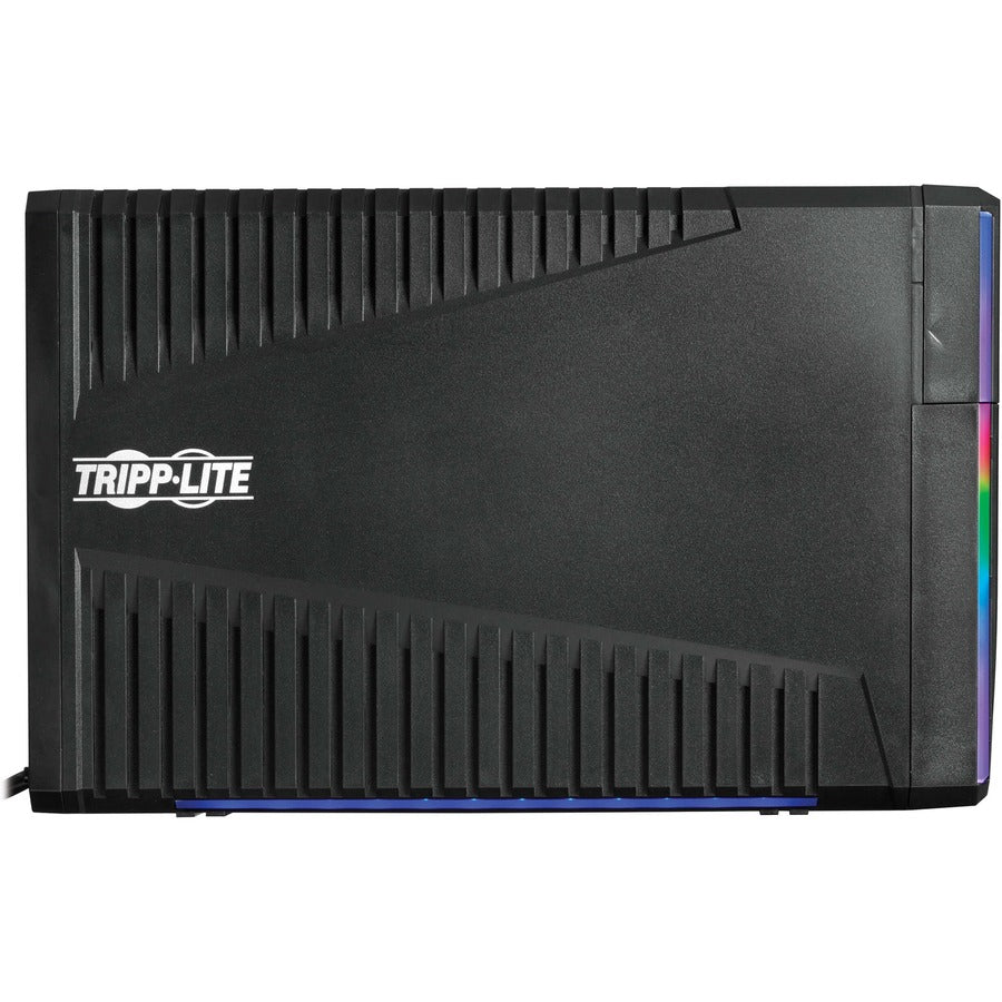 Tripp Lite by Eaton 1200VA 720W 120V Pure Sine Wave Gaming UPS Battery Backup - LCD, AVR, RGB LEDs, USB Charging, Power Saving SMART1200PSGLCD