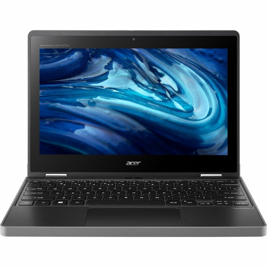 Acer TravelMate Spin B3 B311RN-33 TMB311RN-33-C0JS 11.6" Touchscreen Convertible 2 in 1 Notebook - WXGA - Intel N100 - 4 GB - 128 GB SSD - Black NX.VZ3AA.002