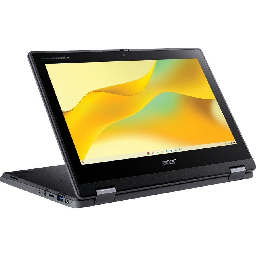 Acer Chromebook Spin 511 R756T R756T-C9PB 11.6" Touchscreen Convertible 2 in 1 Chromebook - HD - 1366 x 768 - Intel N100 Quad-core (4 Core) - 8 GB Total RAM - 64 GB Flash Memory - Shale Black NX.KEAAA.002