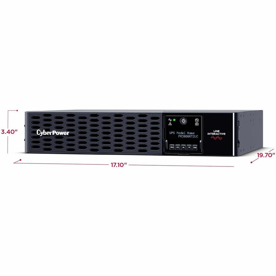 CyberPower PR3000RT2UC New Smart App Sinewave UPS Systems PR3000RT2UC