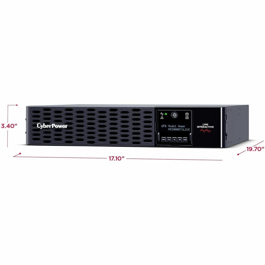 CyberPower PR3000RTXL2UC New Smart App Sinewave UPS Systems PR3000RTXL2UC