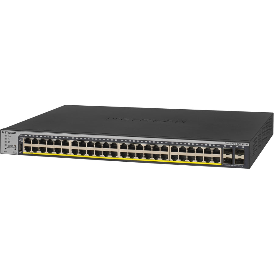 Netgear Gigabit PoE+ Smart Switches with Remote/Cloud Management GS752TPP-300NAS