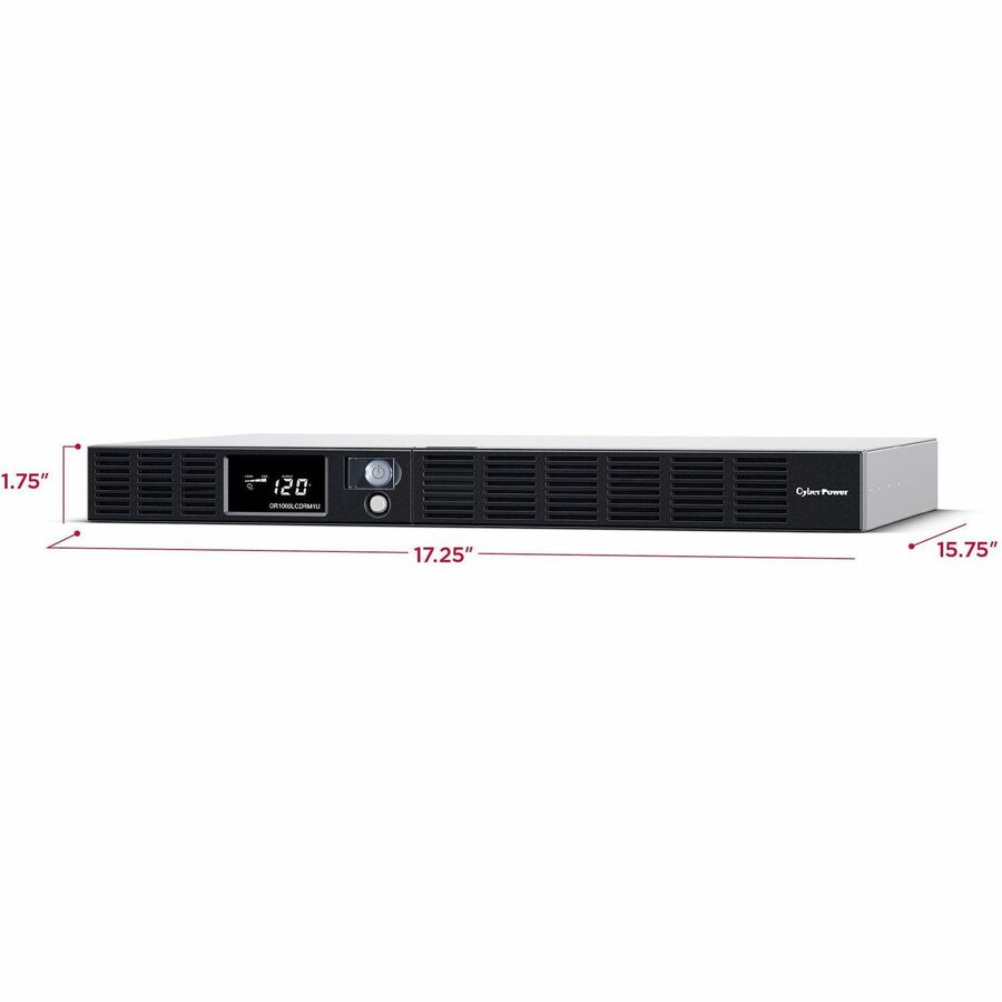 CyberPower OR1000LCDRM1U Smart App LCD UPS Systems OR1000LCDRM1U