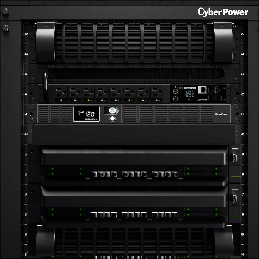 CyberPower OR500LCDRM1U Smart App LCD UPS Systems OR500LCDRM1U
