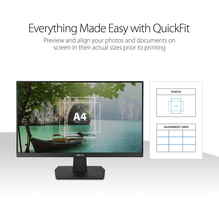 Asus VA27EHE 27" Class Full HD Gaming LCD Monitor - 16:9 - Black VA27EHE