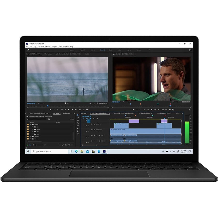 Microsoft Surface Laptop 4 13.5" Touchscreen Notebook - 2256 x 1504 - AMD Ryzen 7 4980U Octa-core (8 Core) - 16 GB Total RAM - 512 GB SSD - Matte Black 7IC-00001