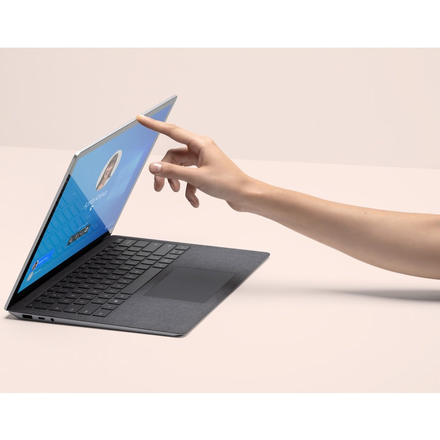 Microsoft Surface Laptop 4 13.5" Touchscreen Notebook - 2256 x 1504 - AMD Ryzen 5 4680U Hexa-core (6 Core) - 8 GB Total RAM - 256 GB SSD - Platinum 5Q1-00001