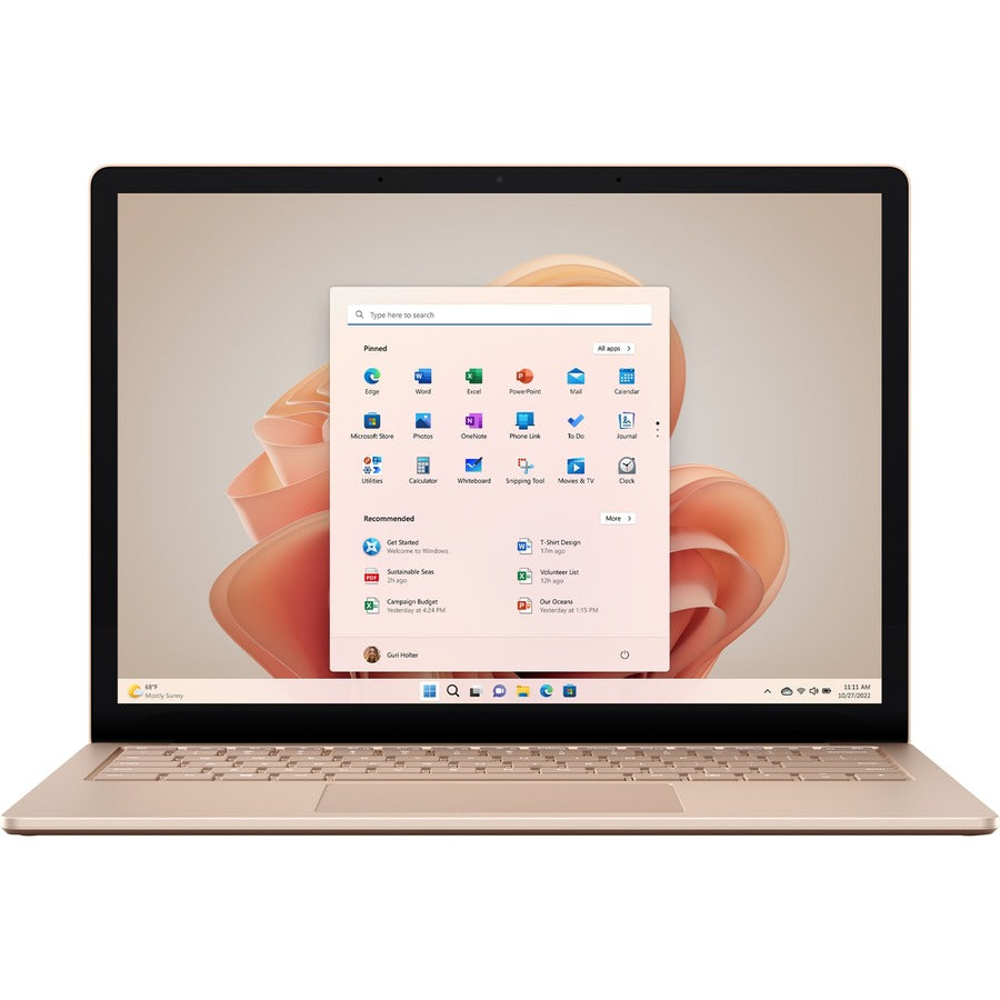Microsoft Surface Laptop 5 13.5" Touchscreen Notebook - 2256 x 1504 - Intel Core i7 12th Gen i7-1265U - Intel Evo Platform - 16 GB Total RAM - 512 GB SSD - Sandstone RBH-00062