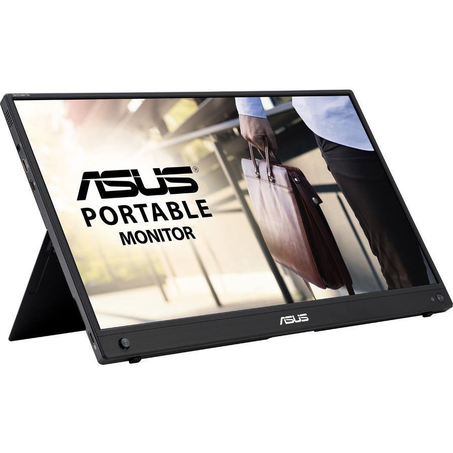 Asus ZenScreen GO MB16AWP 16" Class Full HD LCD Monitor - 16:9 - Gun Metal Black MB16AWP