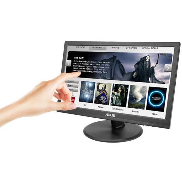 Asus VT168HR 16" Class LCD Touchscreen Monitor - 16:9 - 5 ms VT168HR