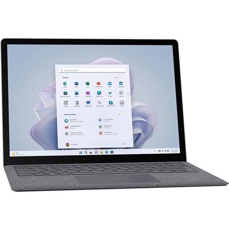 Microsoft Surface Laptop 5 13.5" Touchscreen Notebook - 2256 x 1504 - Intel Core i7 12th Gen i7-1265U 1.80 GHz - Intel Evo Platform - 16 GB Total RAM - 512 GB SSD - Platinum RBI-00001