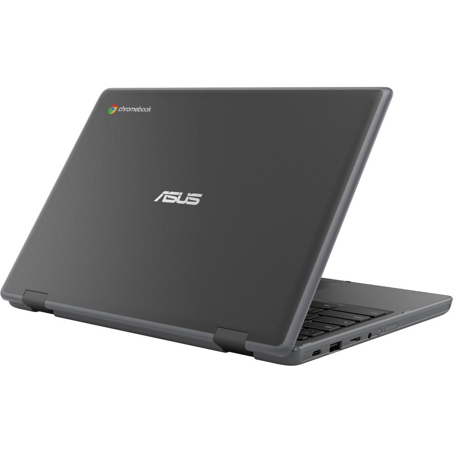 Asus Chromebook Flip CR1 CR1100FKA-YZ182T-S 11.6" Touchscreen Convertible Chromebook - HD - 1366 x 768 - Intel Celeron N5100 Quad-core (4 Core) 1.10 GHz - 8 GB Total RAM - 32 GB Flash Memory - Dark Gray CR1100FKA-YZ182T-S