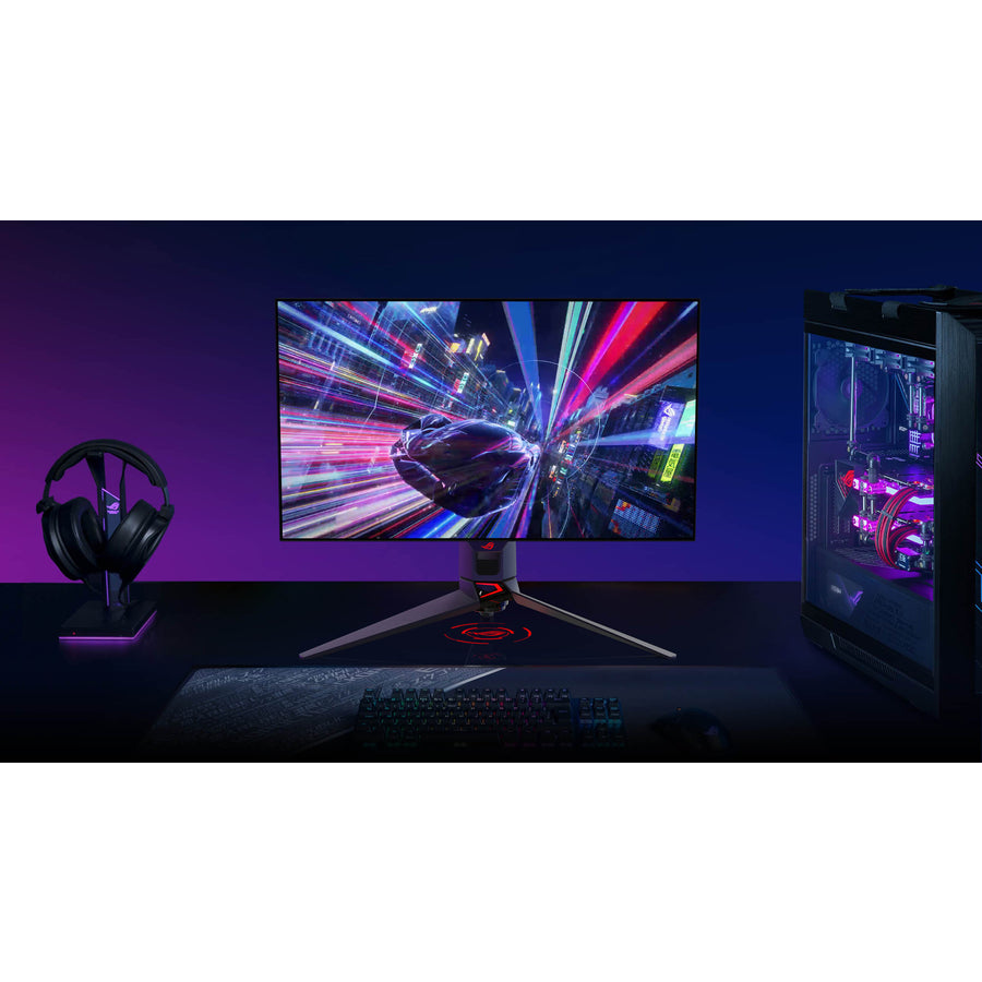 Asus ROG Swift PG27AQDM 27" Class WQHD Gaming OLED Monitor - 16:9 - Black PG27AQDM