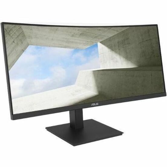 Asus VA34VCPSN 34" Class UW-QHD Curved Screen LED Monitor - 21:9 - Matte Black VA34VCPSN