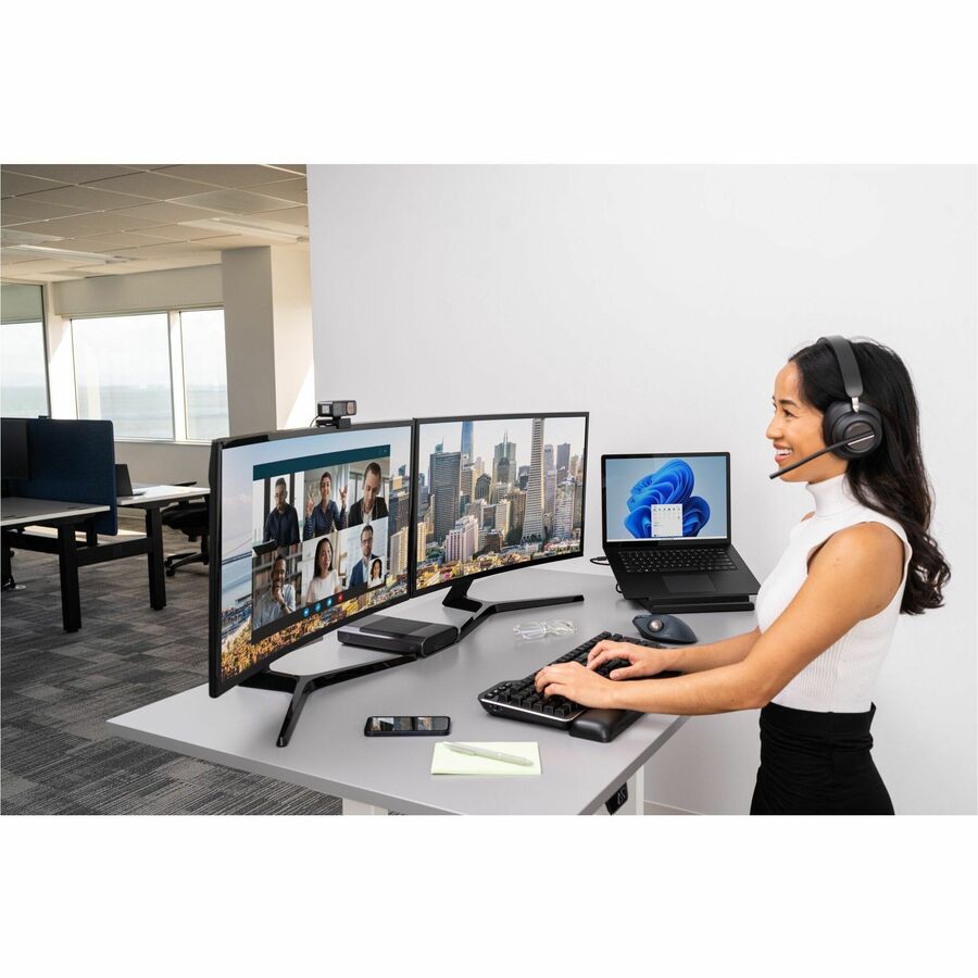 Kensington MK7500F QuietType Pro Silent Mechanical Keyboard with Meeting Controls K72201US