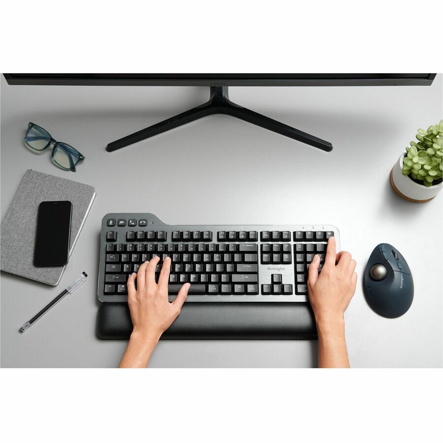 Kensington MK7500F QuietType Pro Silent Mechanical Keyboard with Meeting Controls K72201US
