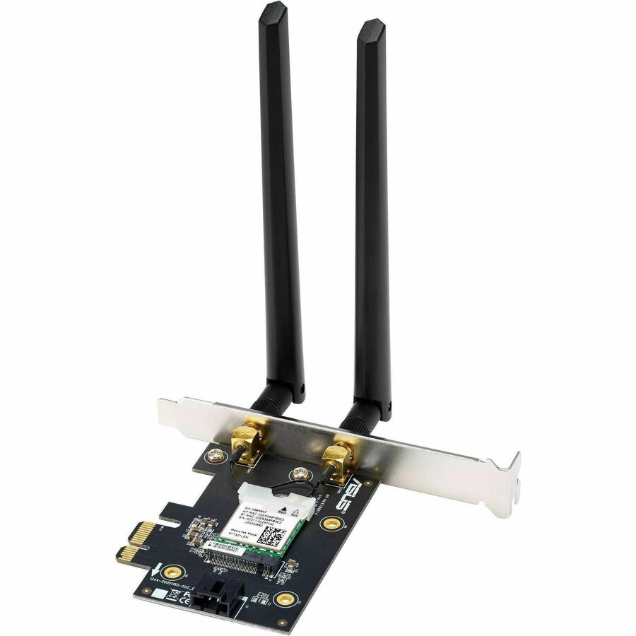 Asus PCE-AXE5400 IEEE 802.11ax Bluetooth 5.2 Tri Band Wi-Fi/Bluetooth Combo Adapter for Computer PCE-AXE5400