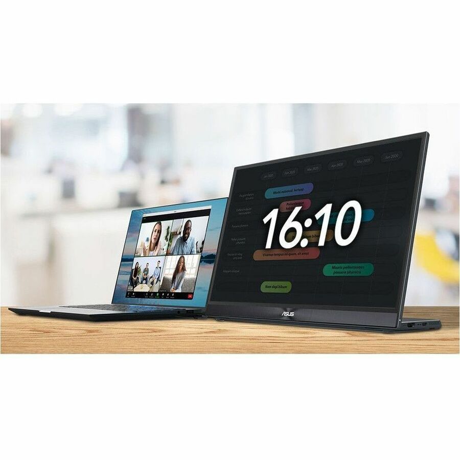 Asus ZenScreen MB16QHG 16" Class WQXGA LED Monitor - 16:10 - Gray MB16QHG