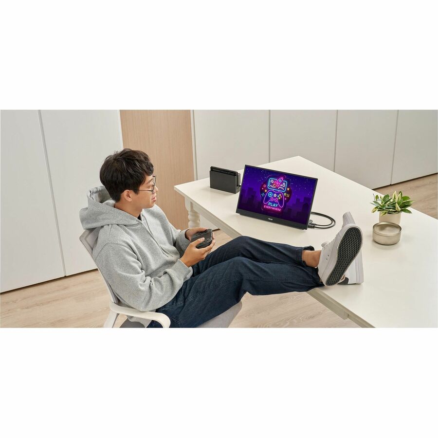 Asus ZenScreen MB16QHG 16" Class WQXGA LED Monitor - 16:10 - Gray MB16QHG