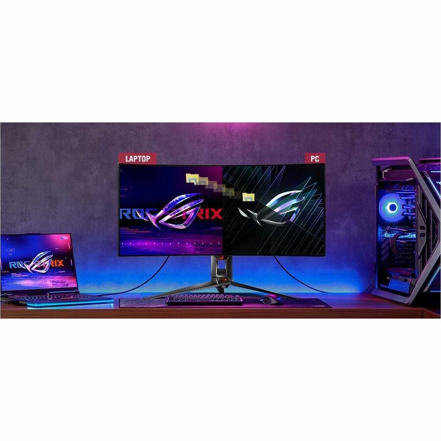Asus ROG Swift PG34WCDM 34" Class UW-QHD Curved Screen Gaming OLED Monitor - 21:9 PG34WCDM