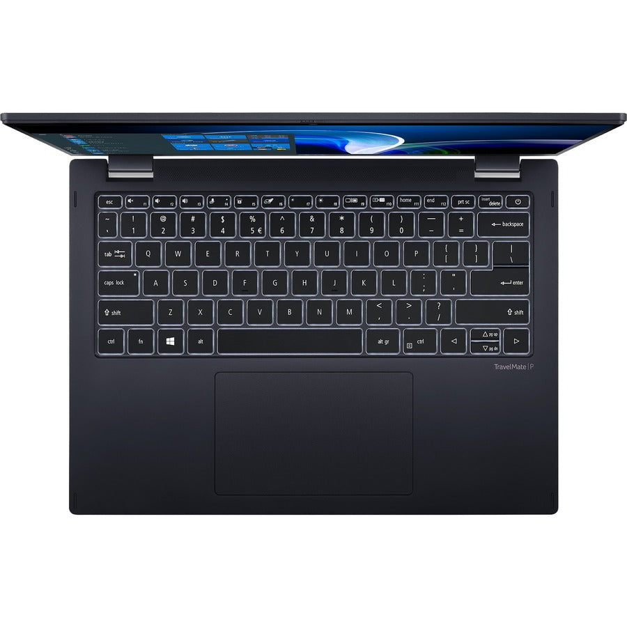 Acer TravelMate Spin P6 P614RN-52 TMP614RN-52-77DL 14" Touchscreen Convertible 2 in 1 Notebook - WUXGA - 1920 x 1200 - Intel Core i7 11th Gen i7-1165G7 Quad-core (4 Core) 2.80 GHz - 16 GB Total RAM - 512 GB SSD - Galaxy Black NX.VT1AA.004