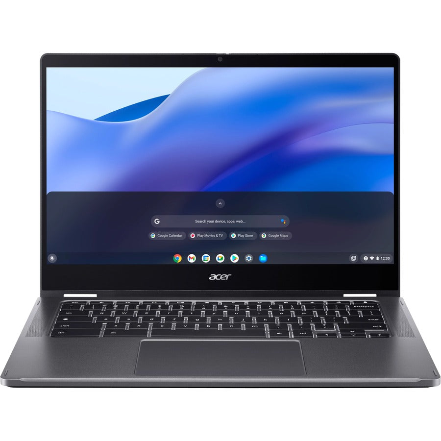 Acer Chromebook Enterprise Spin 514 CP514-3WH CP514-3WH-R8C7 14" Touchscreen Convertible 2 in 1 Chromebook - Full HD - 1920 x 1080 - AMD Ryzen 7 5825C Octa-core (8 Core) 2 GHz - 16 GB Total RAM - 256 GB SSD - Steel Gray NX.KBQAA.004