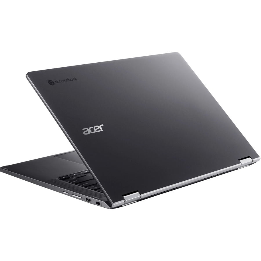 Acer Chromebook Enterprise Spin 514 CP514-3WH CP514-3WH-R8C7 14" Touchscreen Convertible 2 in 1 Chromebook - Full HD - 1920 x 1080 - AMD Ryzen 7 5825C Octa-core (8 Core) 2 GHz - 16 GB Total RAM - 256 GB SSD - Steel Gray NX.KBQAA.004